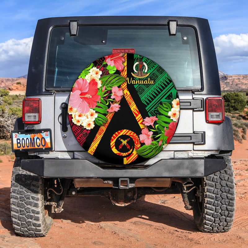 Vanuatu Spare Tire Cover Independence Be Proud Vanuatu Flag LT8 - Wonder Print Shop
