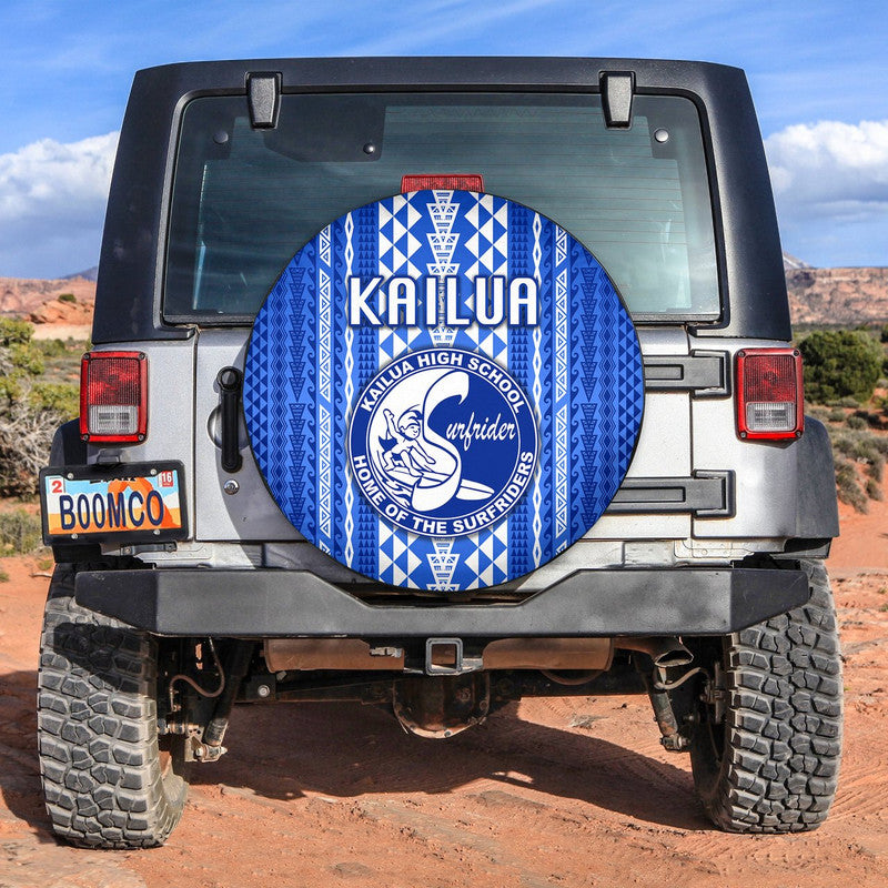 Hawaii Kailua High School Spare Tire Cover Surfriders Simple Style LT8 - Wonder Print Shop
