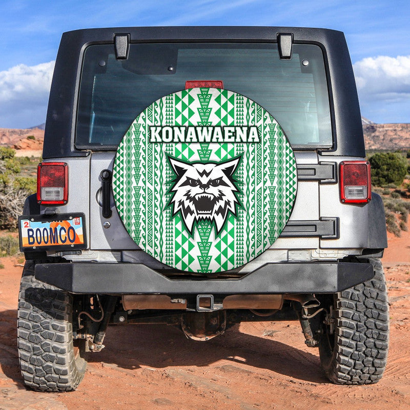 Hawaii Konawaena Wildcats School Spare Tire Cover Simple Style LT8 - Wonder Print Shop