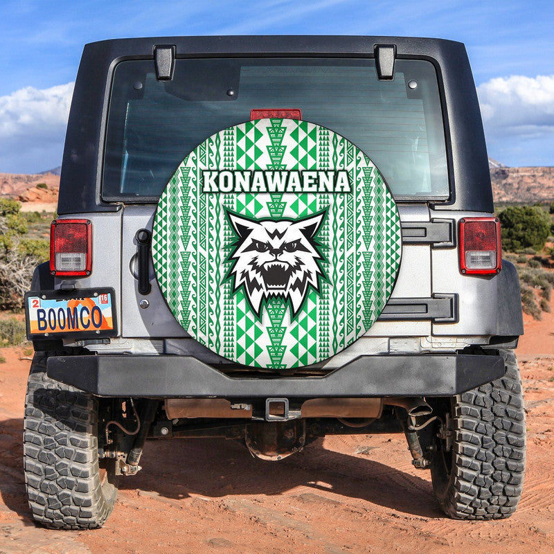 hawaii-konawaena-wildcats-school-spare-tire-cover-simple-style