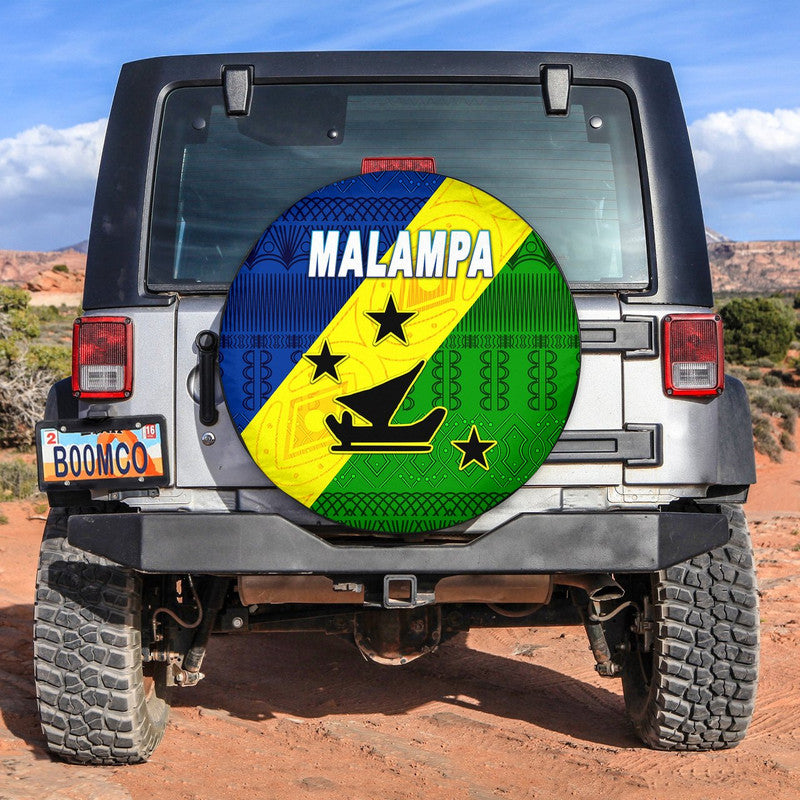 Vanuatu Malampa Province Spare Tire Cover Vanuatu Pattern Traditional Style LT8 - Wonder Print Shop
