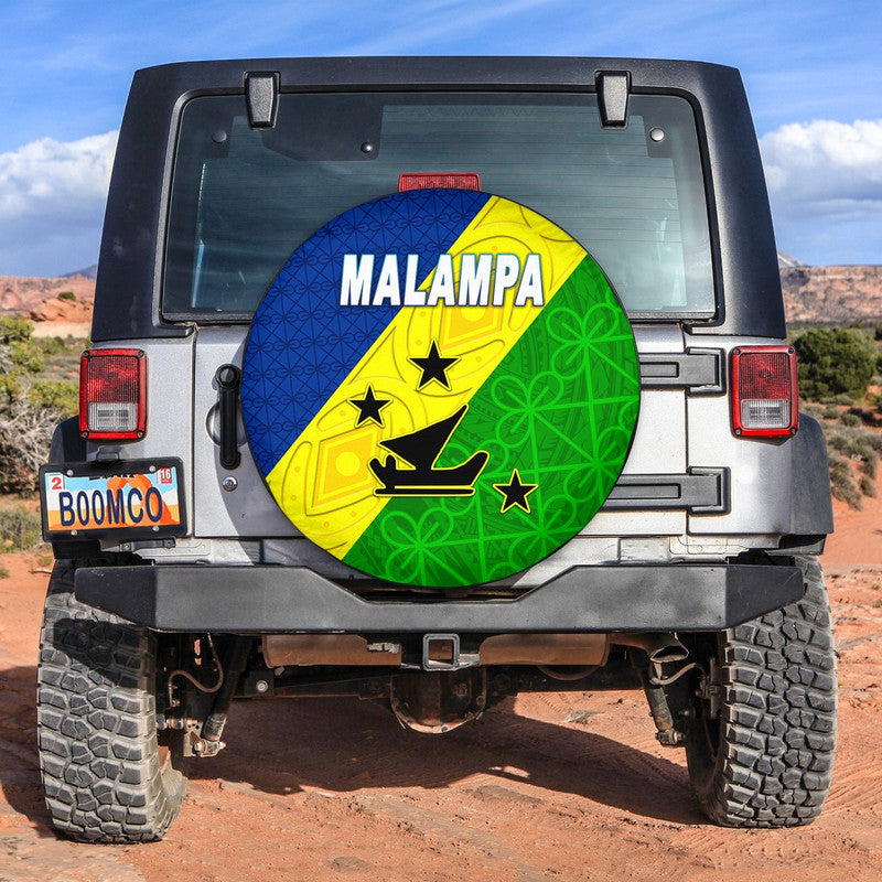 Vanuatu Malampa Province Spare Tire Cover Vanuatu Pattern Unique Style LT8 - Wonder Print Shop