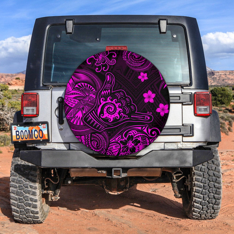 hawaii-shaka-polynesian-spare-tire-cover-unique-style-pink