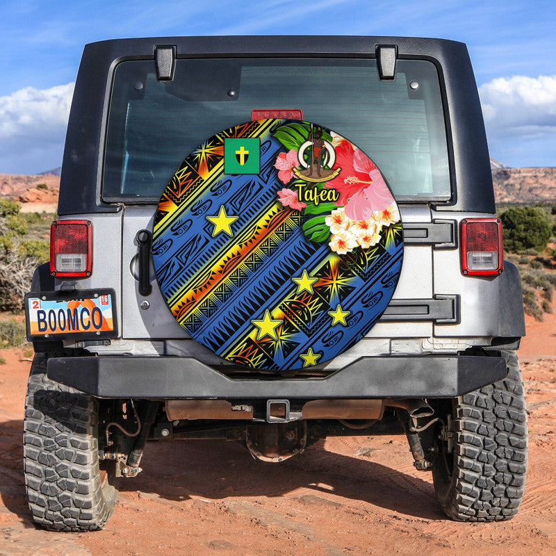 Vanuatu Tafea Spare Tire Cover Independence Be Proud LT8 - Wonder Print Shop