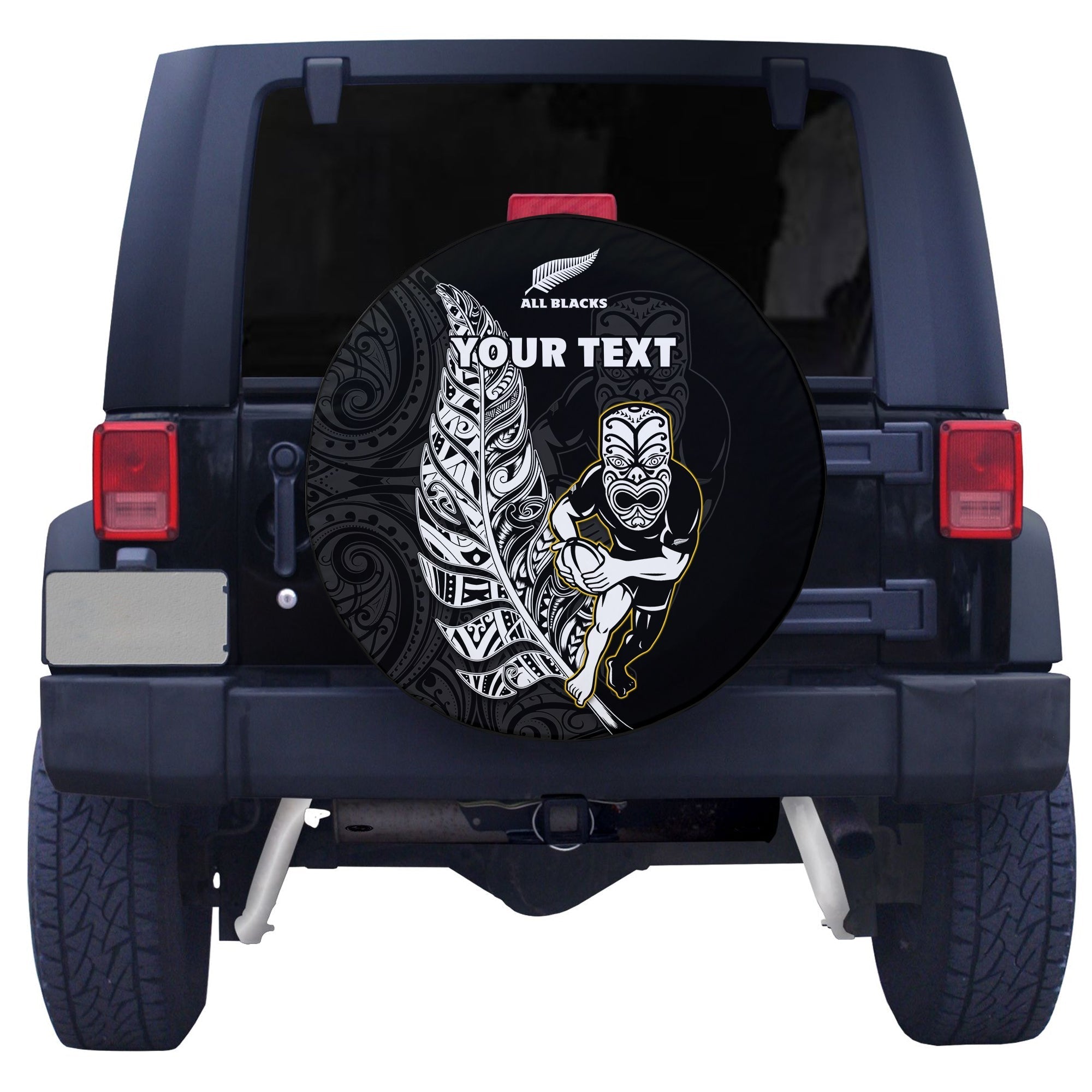 custom-personalised-new-zealand-2022-rugby-spare-tire-cover-all-black-silver-fern-maori-pattern-version-black