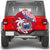 Samoa Spare Tire Cover Samoan Coat Of Arms With Coconut Red Style - Wonder Print Shop
