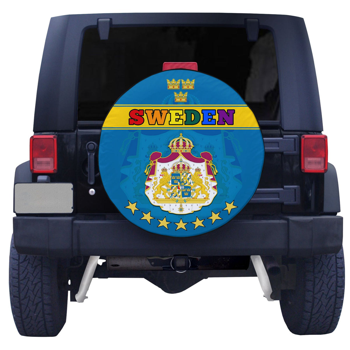 Sweden LGBT Day Spare Tire Cover Be Proud Of Who You Are - Wonder Print Shop