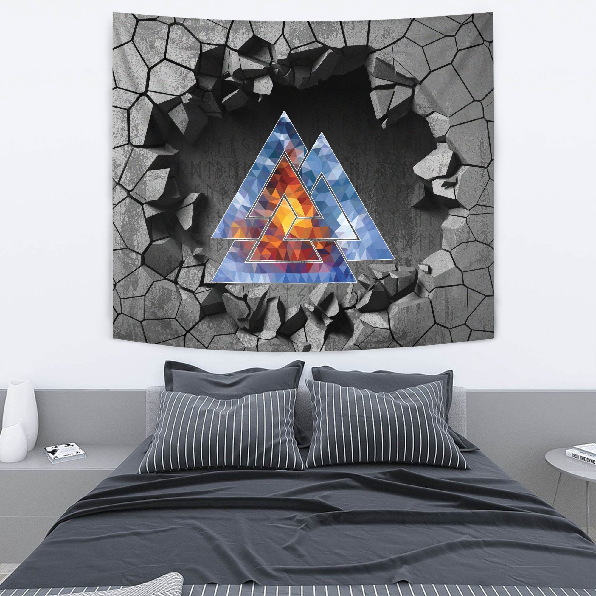 Viking Tapestry - Special Hati and Skoll Tapestry RLT12 - Wonder Print Shop