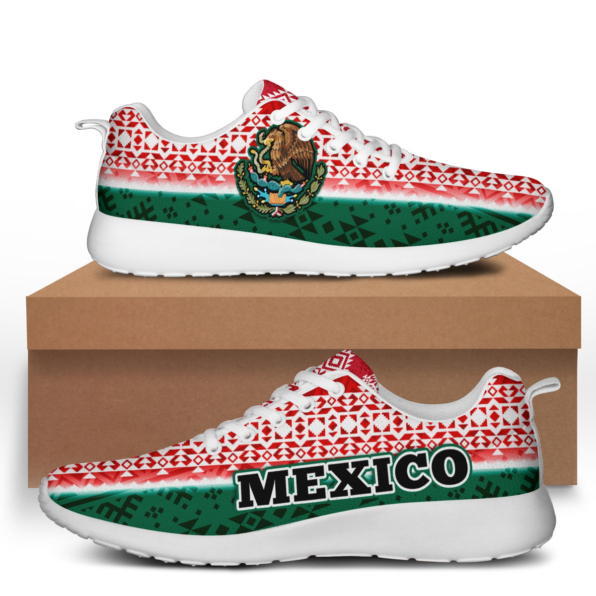happy-mexico-fathers-day-sporty-sneakers-mexican-aztec-pattern