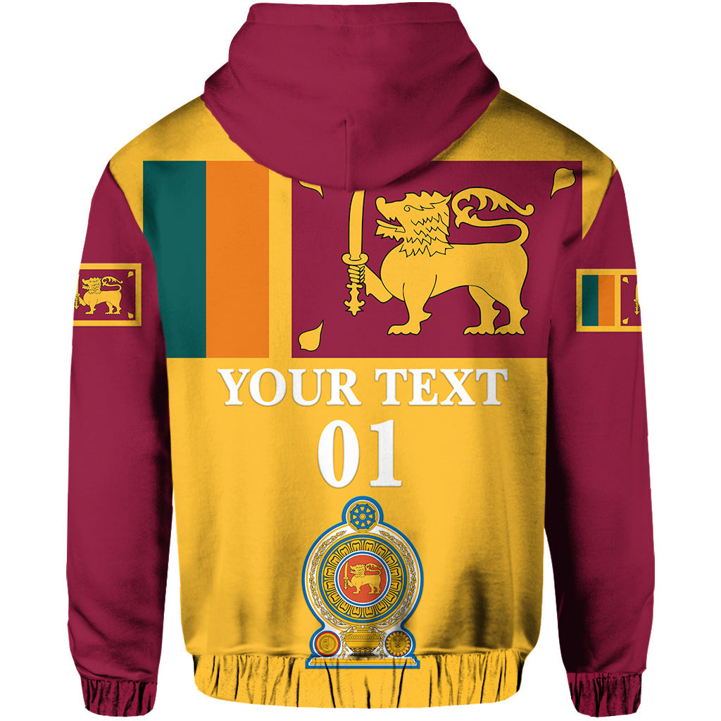 Custom Sri Lanka Zip Hoodie Flag Vibes LT8 - Wonder Print Shop