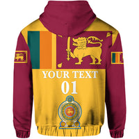 Custom Sri Lanka Zip Hoodie Flag Vibes LT8 - Wonder Print Shop