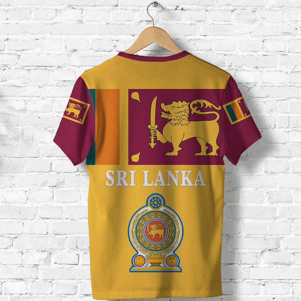 Sri Lanka T Shirt Flag Vibes LT8 - Wonder Print Shop