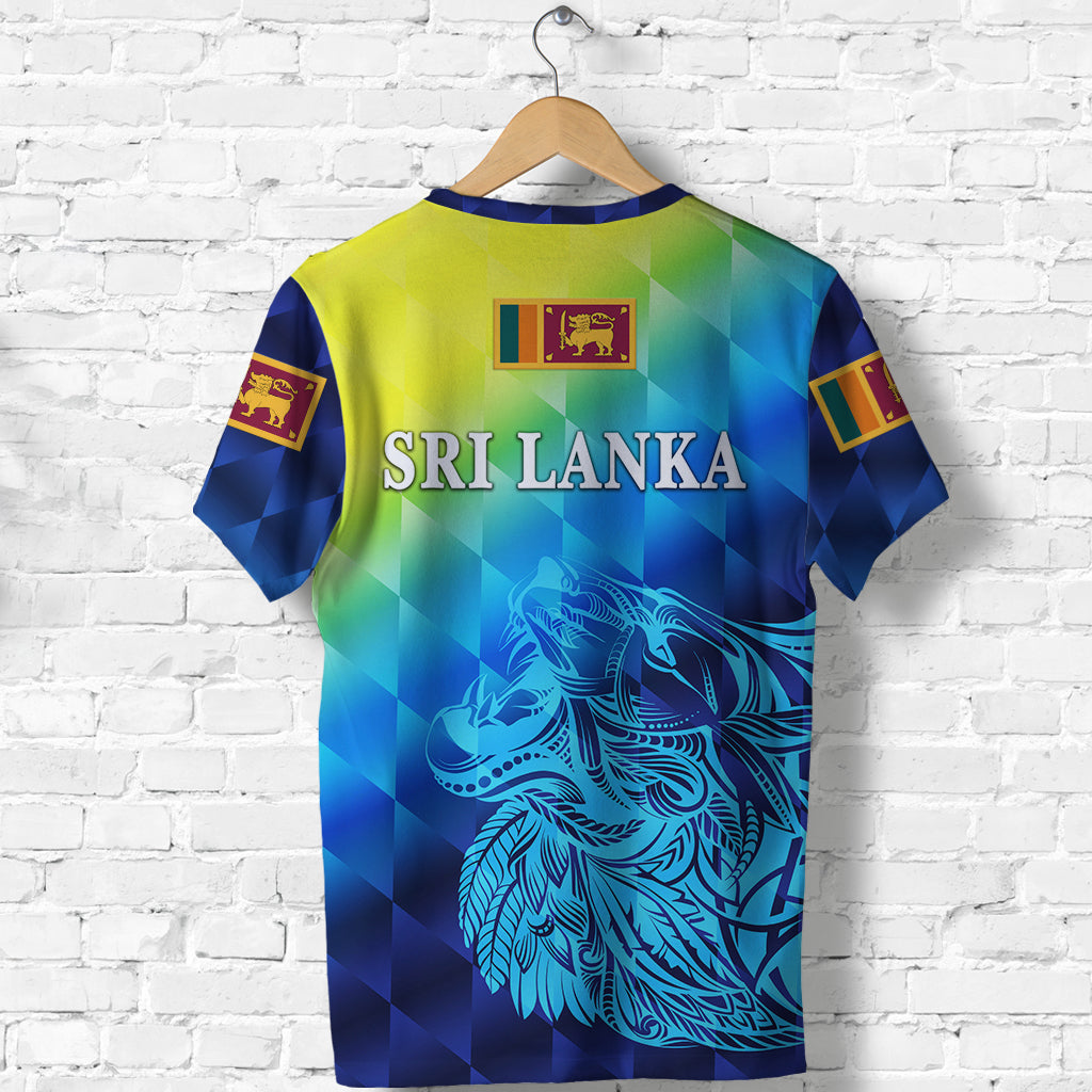 Sri Lanka T Shirt Lion Vibes LT8 - Wonder Print Shop