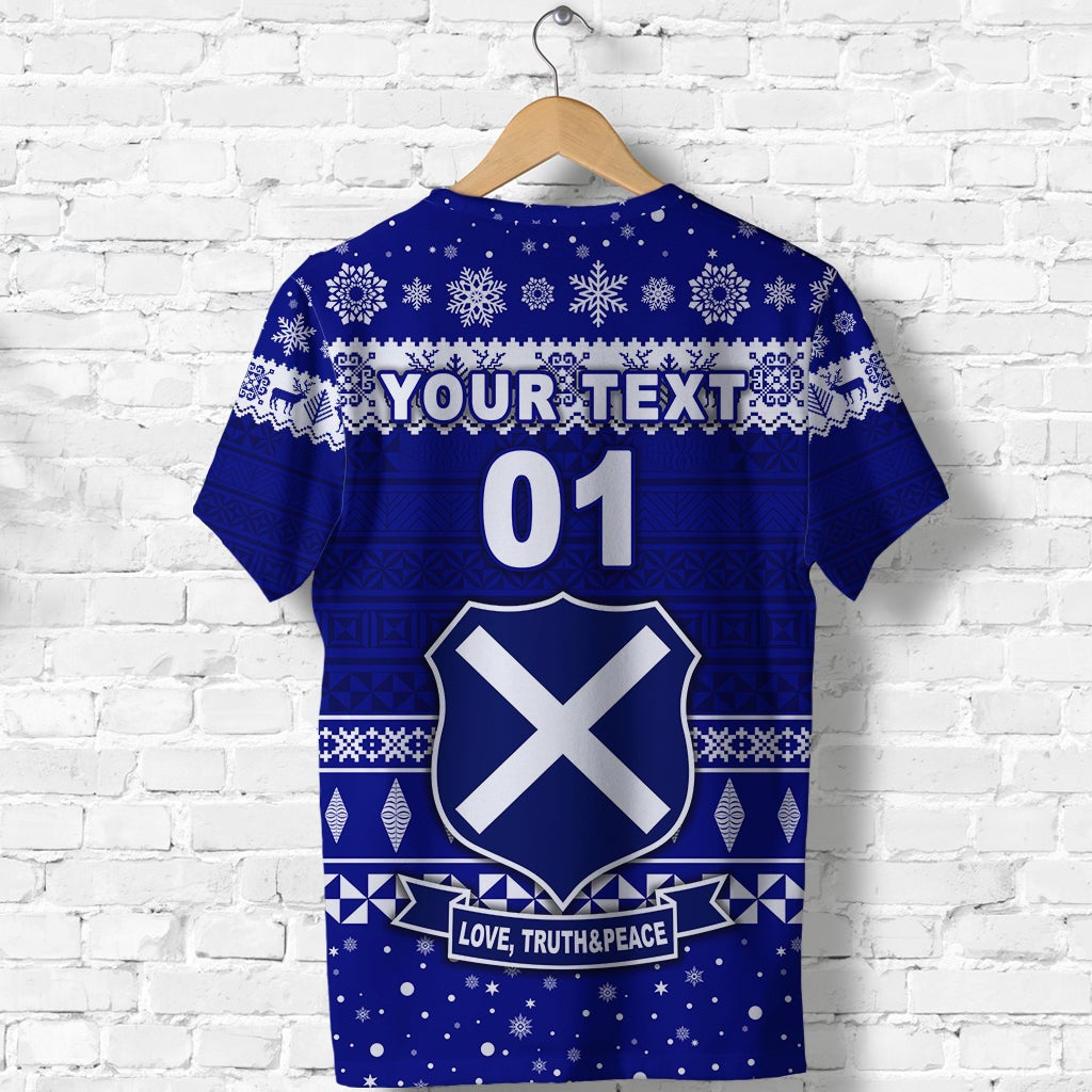 Custom St. Andrews High School Christmas T Shirt Simple Style LT8 - Wonder Print Shop