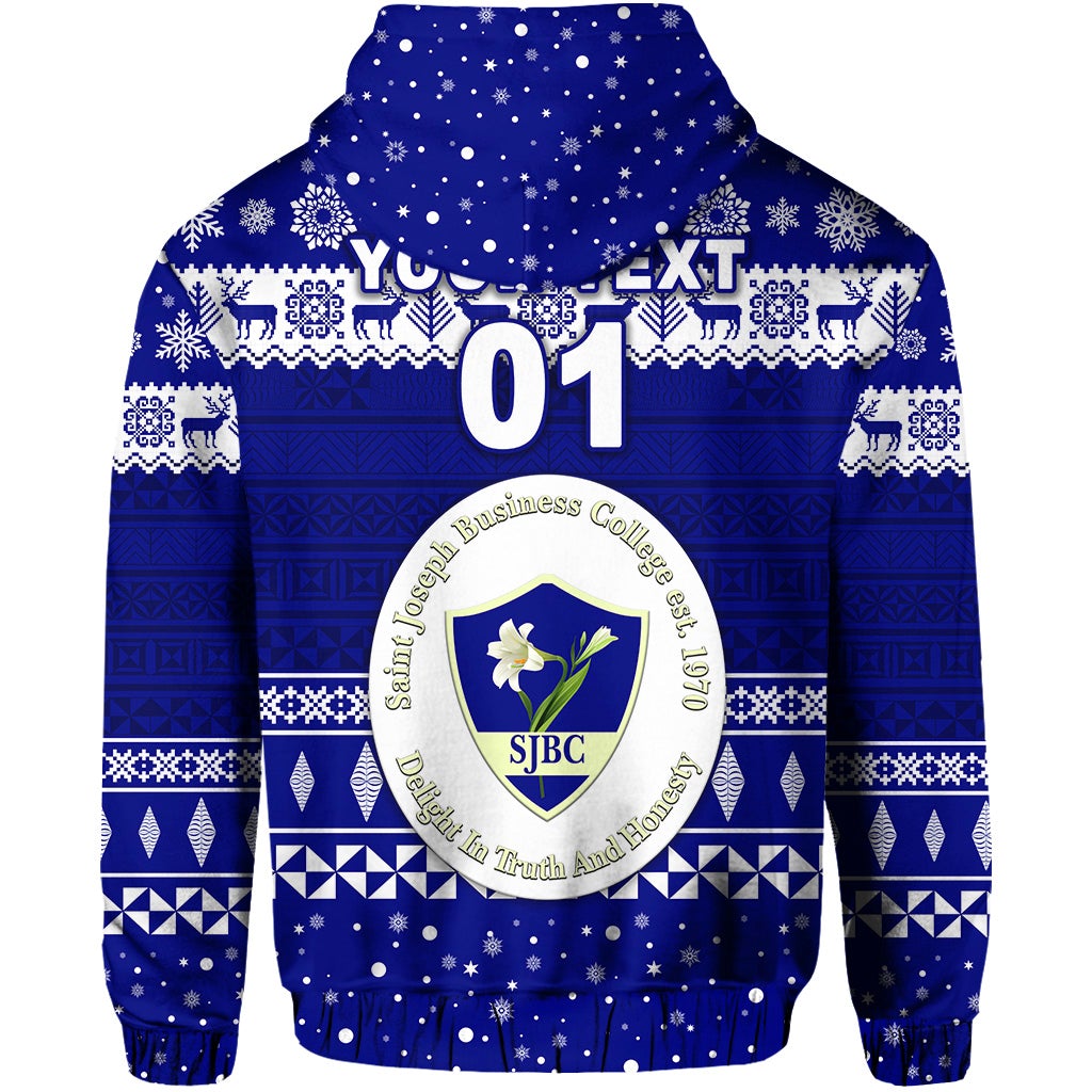 Custom St. Josephs College Christmas Zip Hoodie Simple Style LT8 - Wonder Print Shop
