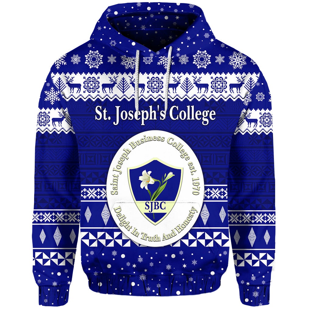 Custom St. Josephs College Christmas Hoodie Simple Style LT8 - Wonder Print Shop