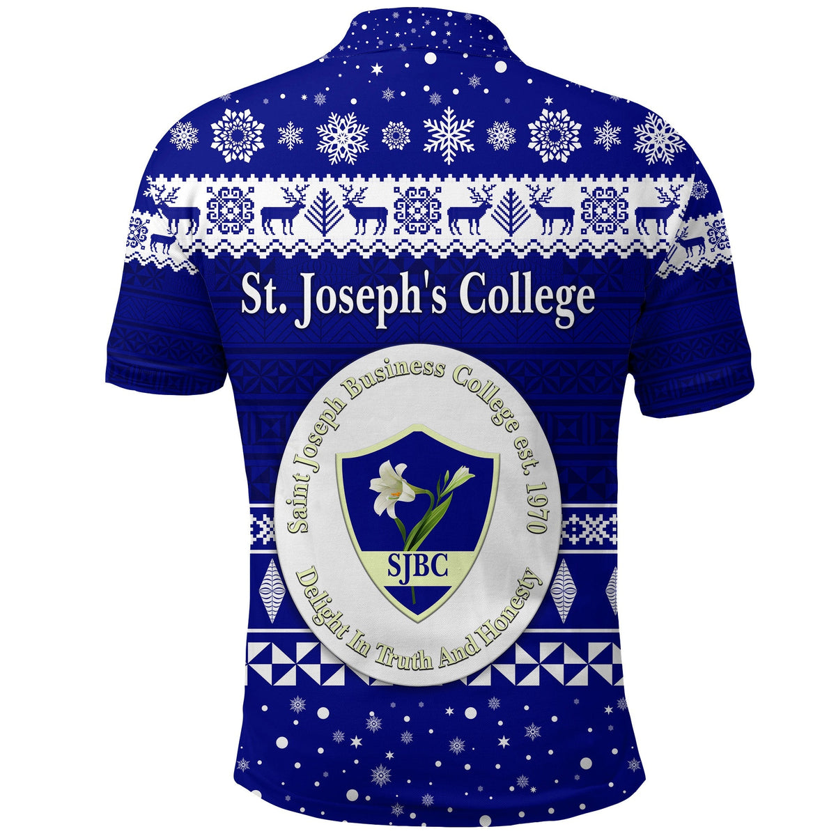 St. Josephs College Polo Shirt Christmas Simple Style LT8 - Wonder Print Shop