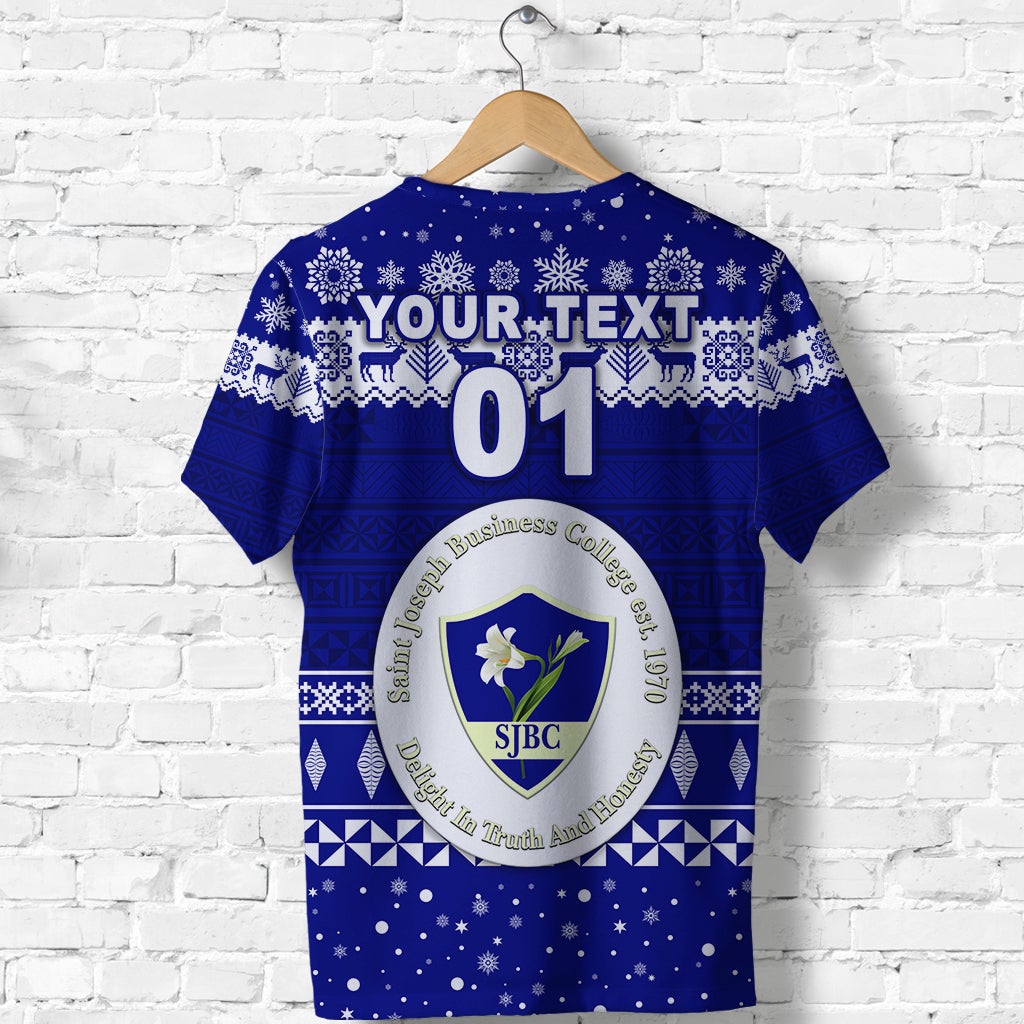 Custom St. Josephs College Christmas T Shirt Simple Style LT8 - Wonder Print Shop