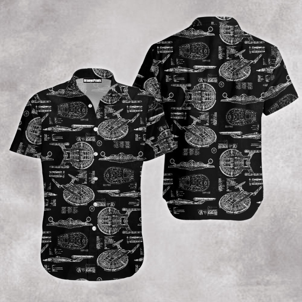 Starfleet Hawaiian Shirt - Wonder Print Shop