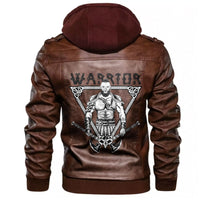 Viking Strong Warrior Leather Jacket RLT12 - Wonder Print Shop