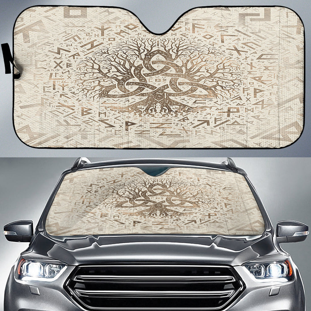 viking-auto-sun-shades-tree-of-life-with-triquetra-and-futhark-pastel-gold-auto-sun-shades
