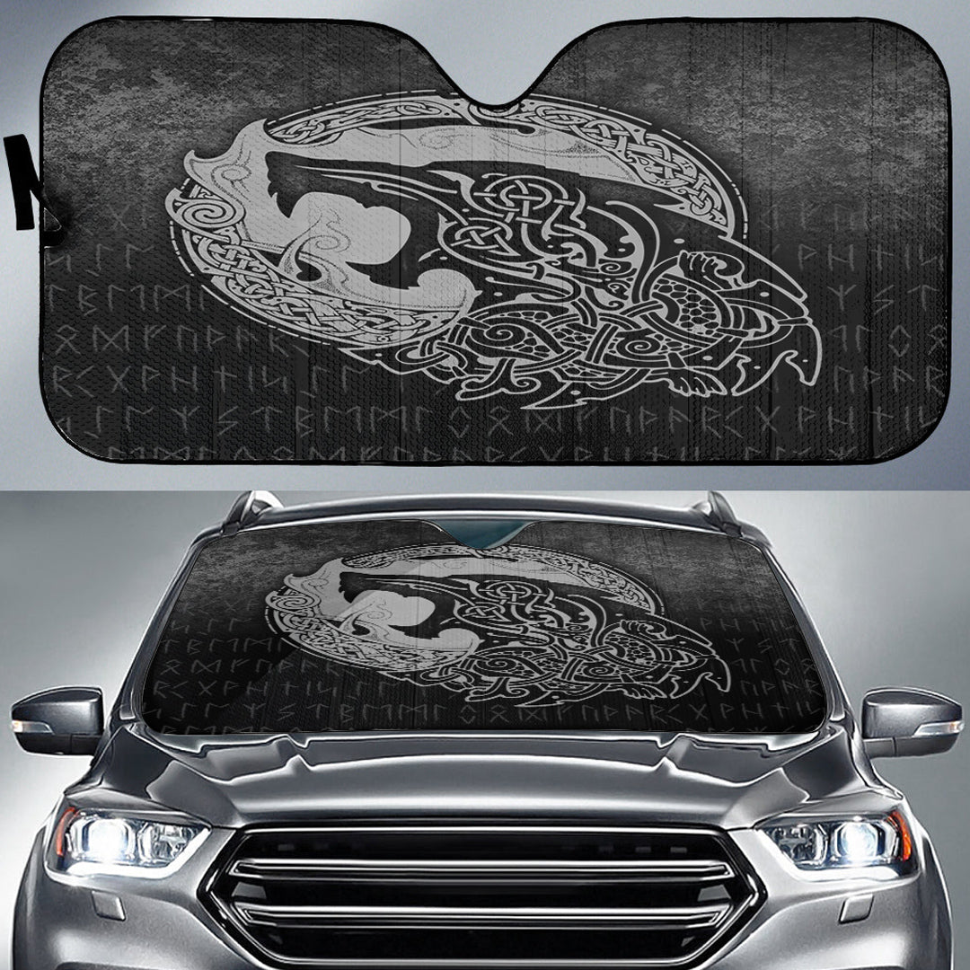 viking-auto-sun-shades-fenrir-viking-3d-tattoo-special-version-auto-sun-shades
