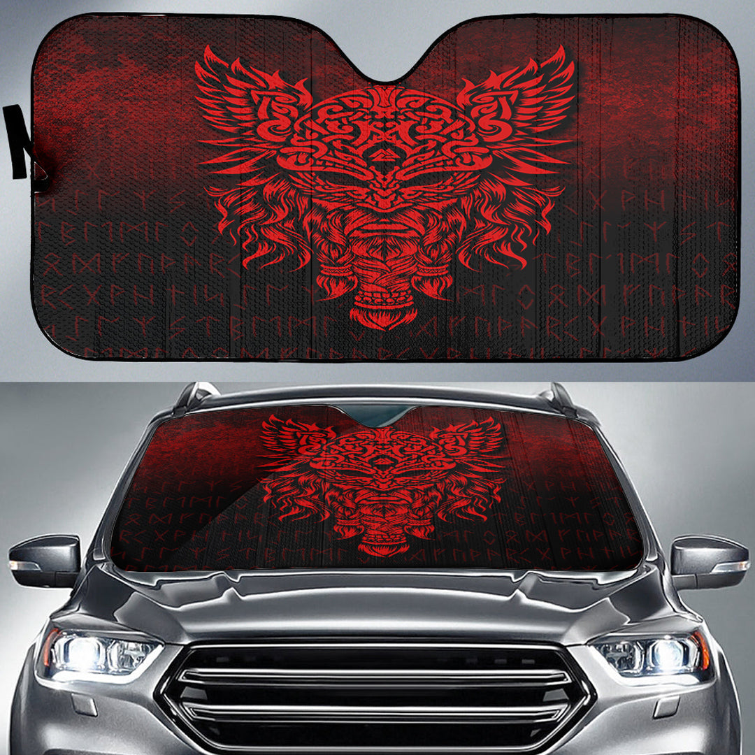 viking-auto-sun-shades-odin-the-allfather-asgard-god-and-chief-of-aesir-red-version-auto-sun-shades