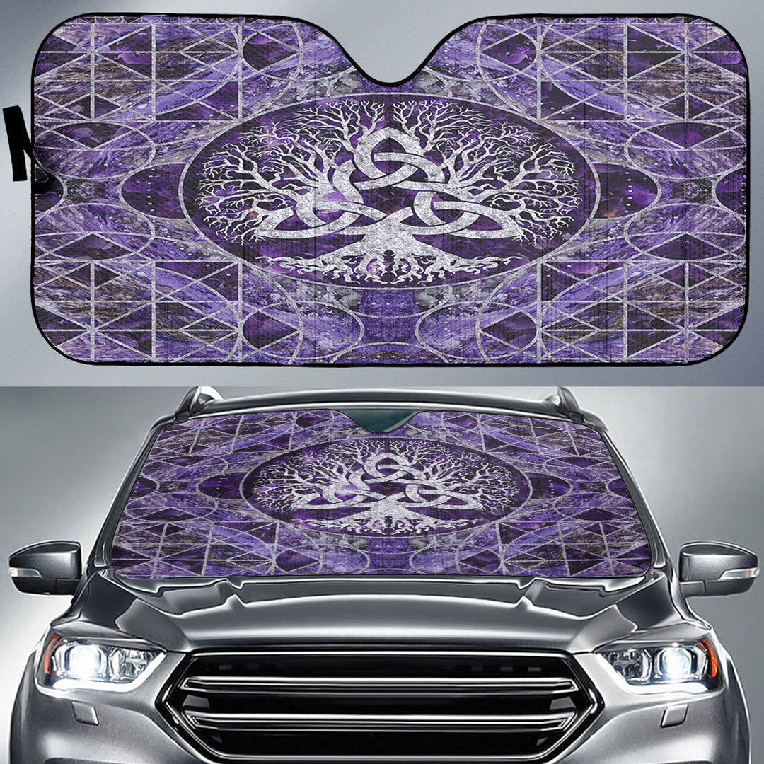 viking-auto-sun-shades-tree-of-life-with-triquetra-amethyst-and-silver-auto-sun-shades