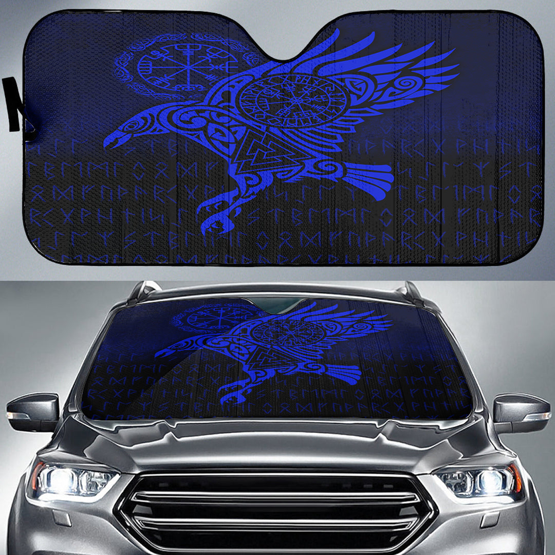 viking-auto-sun-shades-raven-vegvisir-tattoo-blue-version-auto-sun-shades