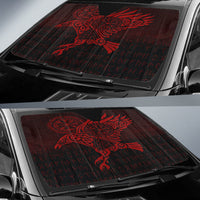 viking-auto-sun-shades-raven-vegvisir-tattoo-red-version-auto-sun-shades