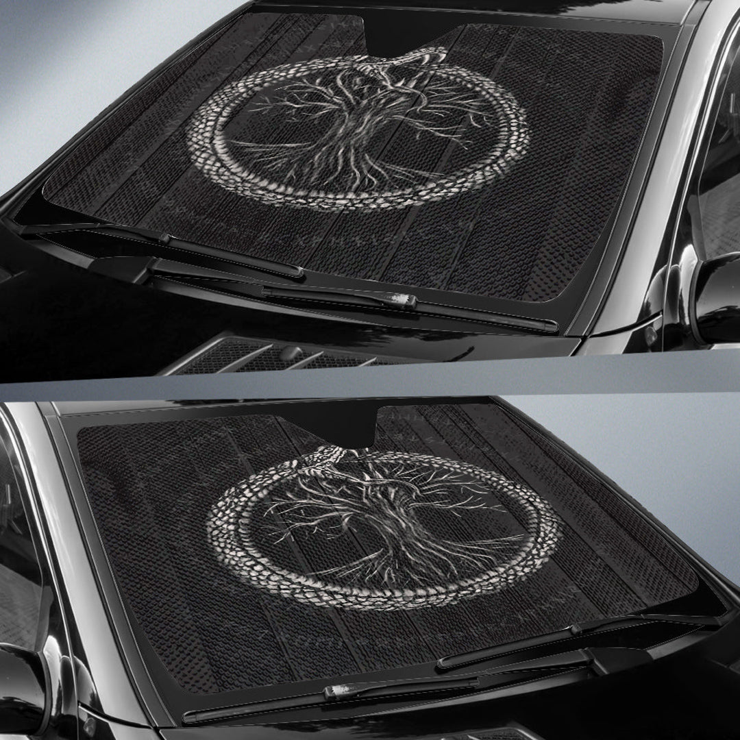 viking-auto-sun-shades-ouroboros-with-tree-of-life-auto-sun-shades