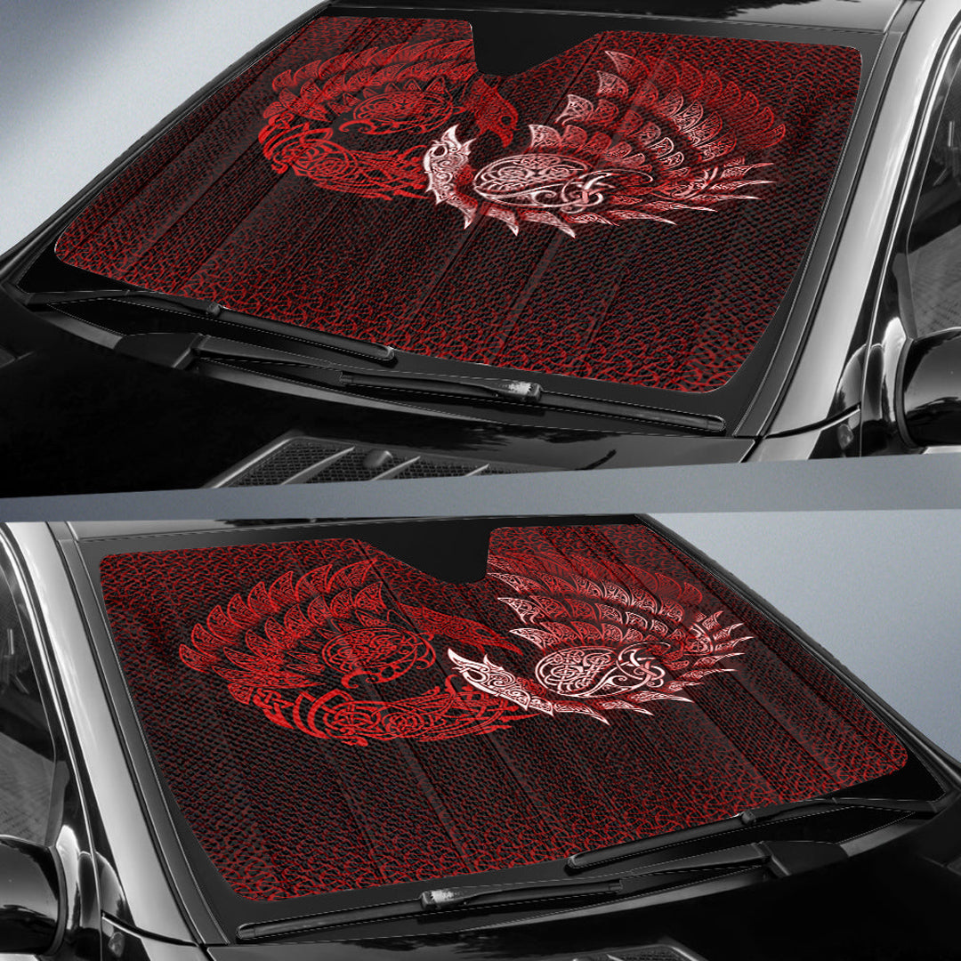 viking-auto-sun-shades-ragnarok-huginn-muninn-red-version-auto-sun-shades