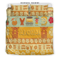 Hawaii Surf Retro Style Bedding Set LT9 - Wonder Print Shop