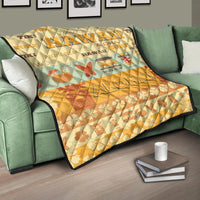 Hawaii Surf Retro Style Premium Quilt - Wonder Print Shop