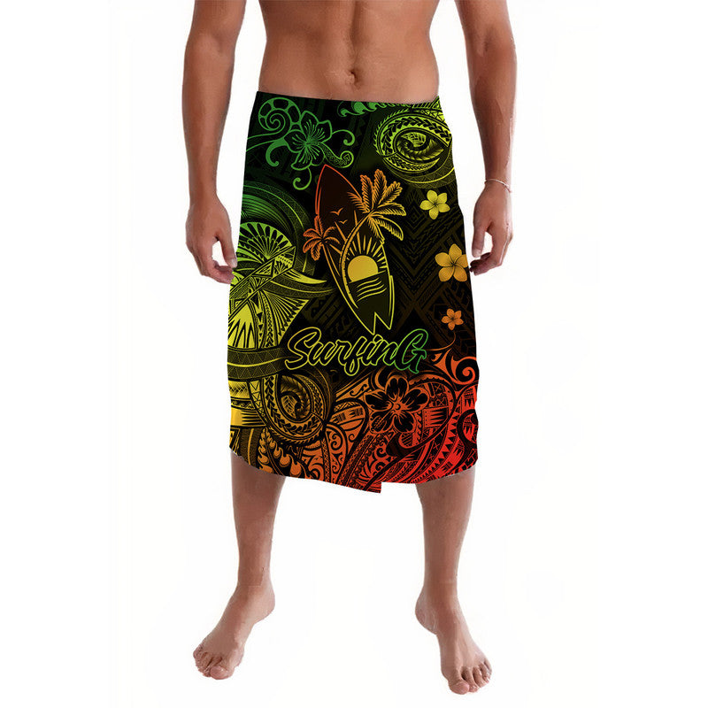 Hawaii Surfing Polynesian Lavalava Unique Style - Reggae LT8 - Wonder Print Shop