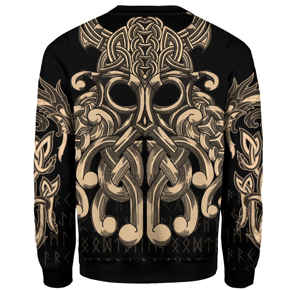 Viking Sweatshirt Chest Tattoo All Over Print RLT12 - Wonder Print Shop