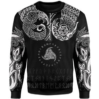 Viking Sweatshirt Chest Tattoo All Over Print RLT12 - Wonder Print Shop