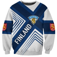 Personalised Finland Ice Hockey World Championships Suomi Sweatshirt - White Version - Wonder Print Shop