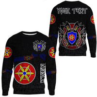 (Custom) Viking - Kven Flag and Map Sweatshirts style Viking Geri and Freki RLT12 - Wonder Print Shop