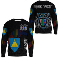 (Custom) Viking - Sami Flag and Map Sweatshirts style Viking Geri and Freki RLT12 - Wonder Print Shop