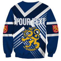 Personalised Finland Ice Hockey World Championships Suomi Sweatshirt - Blue Version - Wonder Print Shop