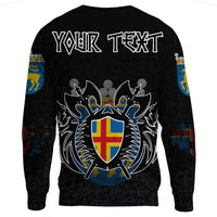 (Custom) Viking - land Flag and Map Sweatshirts style Viking Geri and Freki RLT12 - Wonder Print Shop