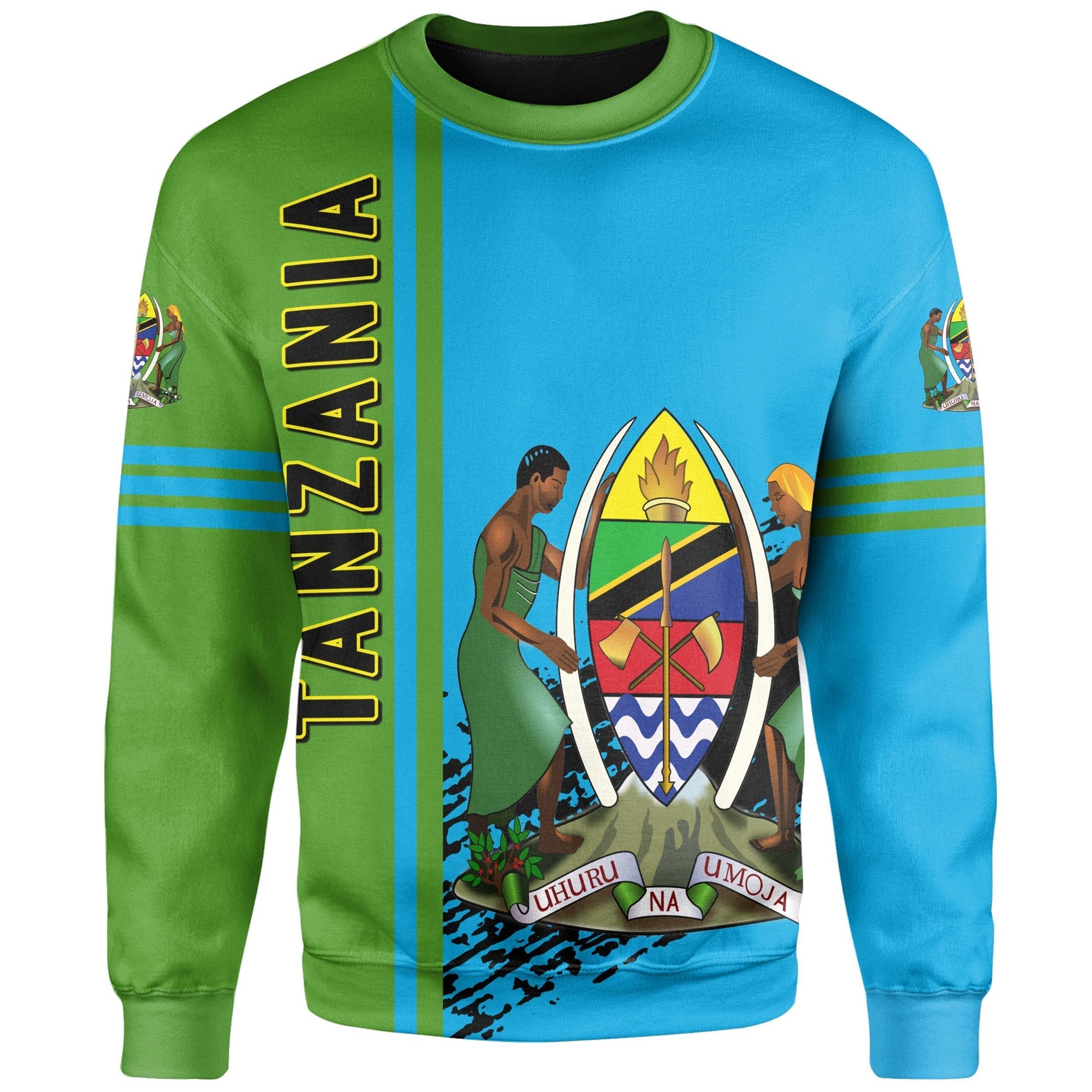 african-sweatshirt-tanzania-quarter-style-sweatshirt