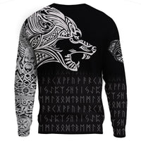 VikingFenrir Tatoo Sweatshirt RLT12 - Wonder Print Shop