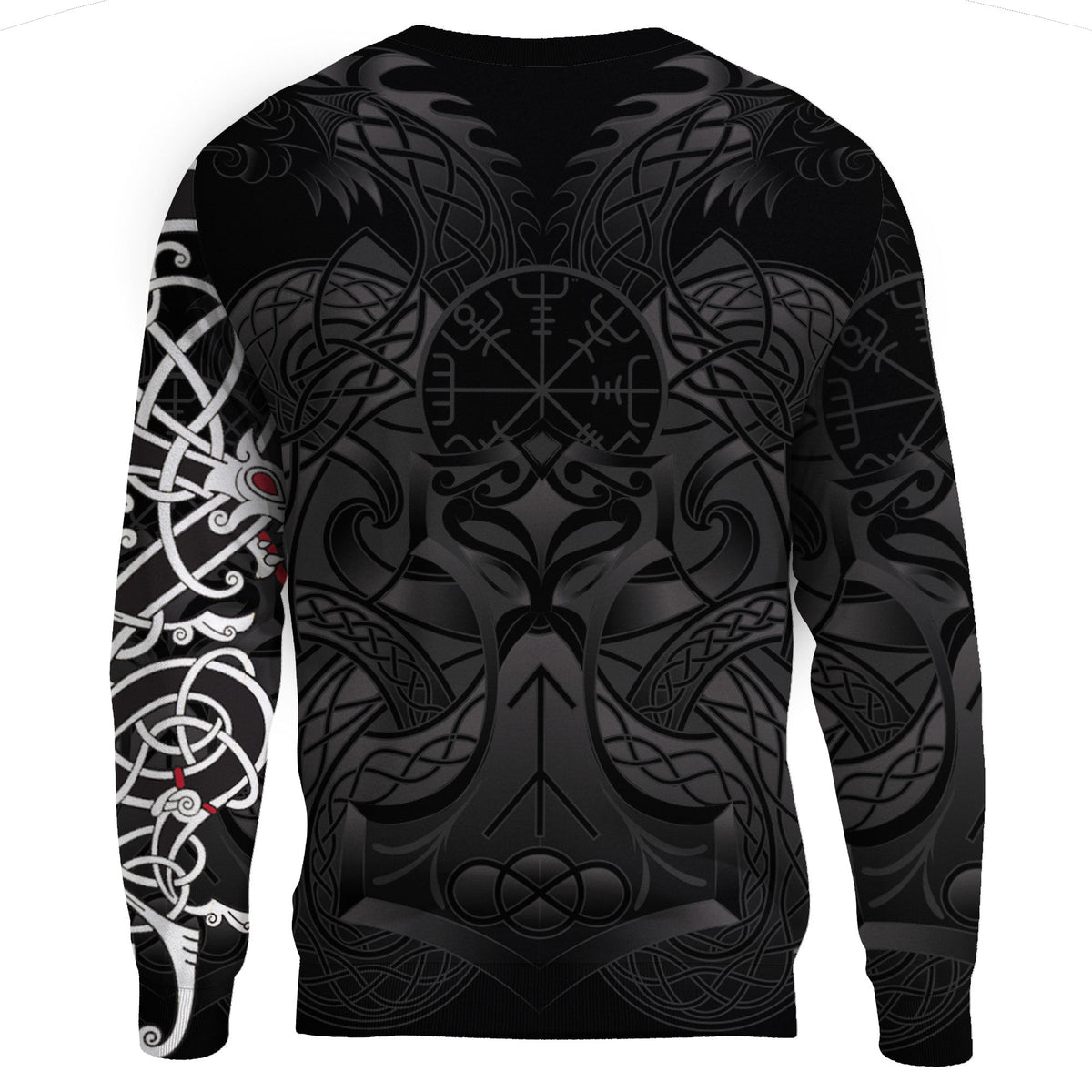 Custom Viking Sweatshirt - Dragon Tattoo RLT12 - Wonder Print Shop