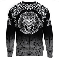 Fenrir Valhalla Sweatshirt - Ornate Pattern 1 RLT12 - Wonder Print Shop