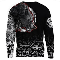 Fenrir Blood Sweatshirt - Tattoo Style RLT12 - Wonder Print Shop