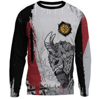 Viking Sweatshirt - Viking Warrior RLT12 - Wonder Print Shop