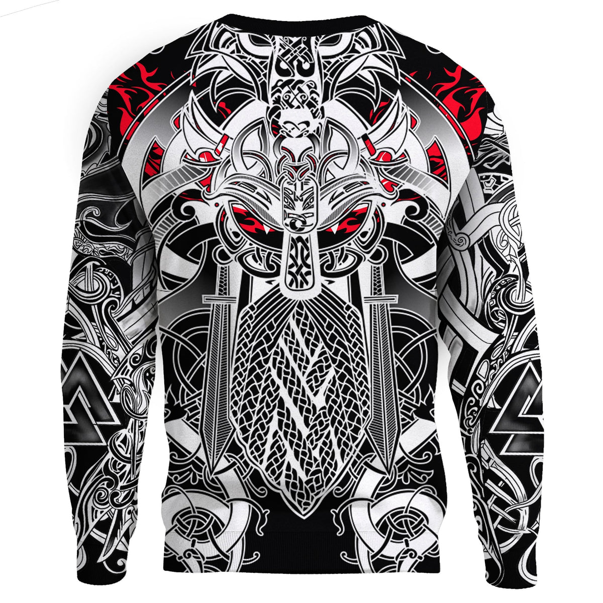 Viking Sweatshirt - Odin Eternal Flame RLT12 - Wonder Print Shop
