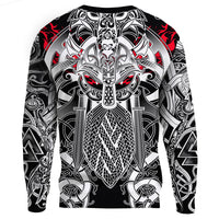 Viking Sweatshirt - Odin Eternal Flame RLT12 - Wonder Print Shop